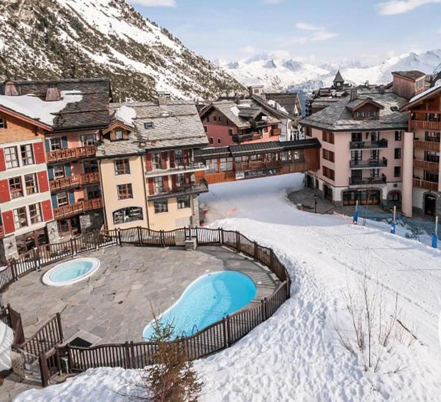 Arc 1950 appt luxe 2-4pers -skis aux pieds-SPA-piscines intérieure et extérieure-sauna-hammam Les Arcs  Exterior foto