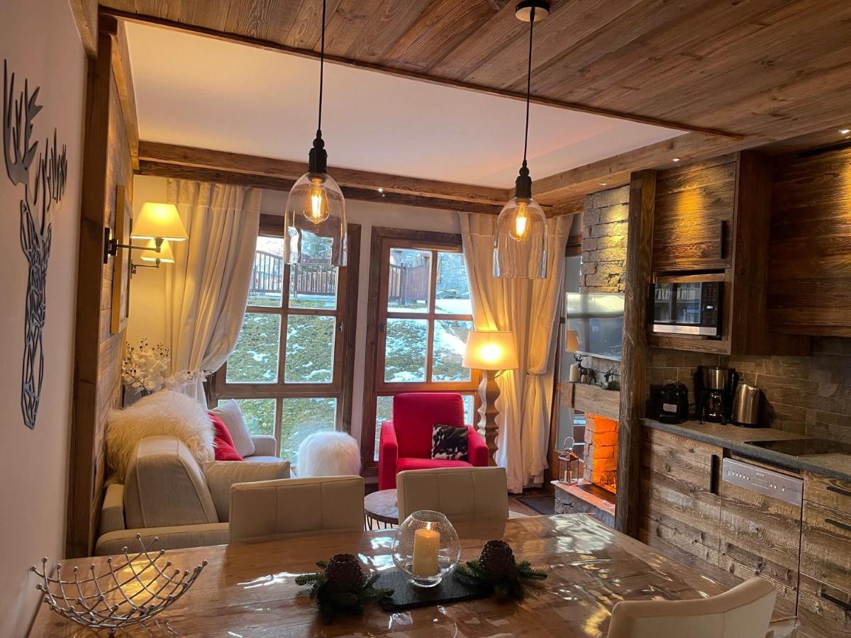 Arc 1950 appt luxe 2-4pers -skis aux pieds-SPA-piscines intérieure et extérieure-sauna-hammam Les Arcs  Exterior foto
