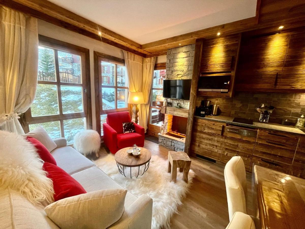 Arc 1950 appt luxe 2-4pers -skis aux pieds-SPA-piscines intérieure et extérieure-sauna-hammam Les Arcs  Exterior foto